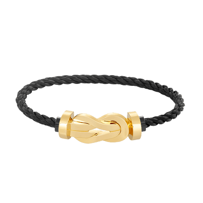 [Lumi Jewels]CHANCE LARGE 8 FIGURE BUCKLE NO DIAMOND BRACELET GOLD