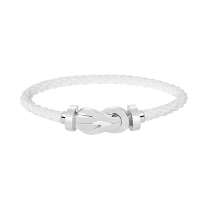 [Lumi Jewels]CHANCE LARGE 8 FIGURE BUCKLE NO DIAMOND BRACELET SILVER