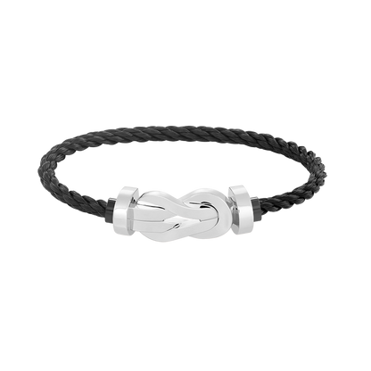 [Lumi Jewels]CHANCE LARGE 8 FIGURE BUCKLE NO DIAMOND BRACELET SILVER
