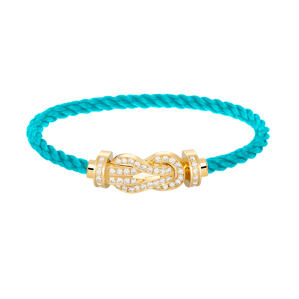 [Lumi Jewels]CHANCE LARGE 8 FIGURE BUCKLE FULLDIAMOND BRACELET GOLD