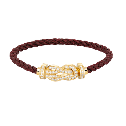 [Lumi Jewels]CHANCE LARGE 8 FIGURE BUCKLE FULLDIAMOND BRACELET GOLD