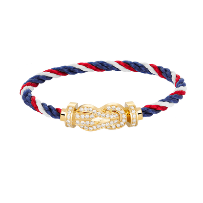 [Lumi Jewels]CHANCE LARGE 8 FIGURE BUCKLE FULLDIAMOND BRACELET GOLD