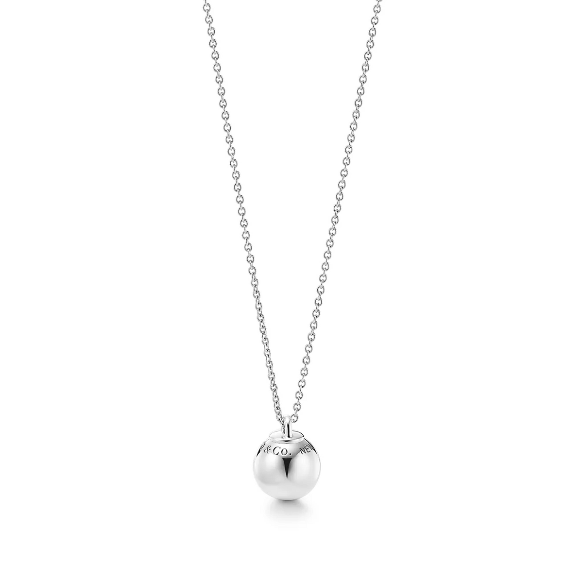 [Lumi Jewelry]BALL PENDANT 12.75MM NECKLACE