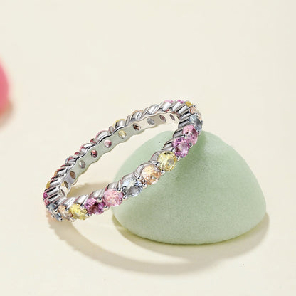 [Lumi Jewels]Dazzling Resplendent Round Cut Party Ring