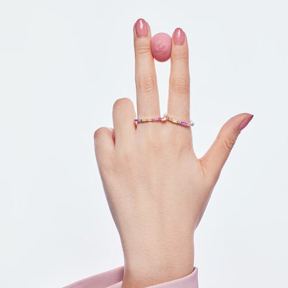 [Lumi Jewels]Exquisite Multicolored Emerald Cut Daily Ring