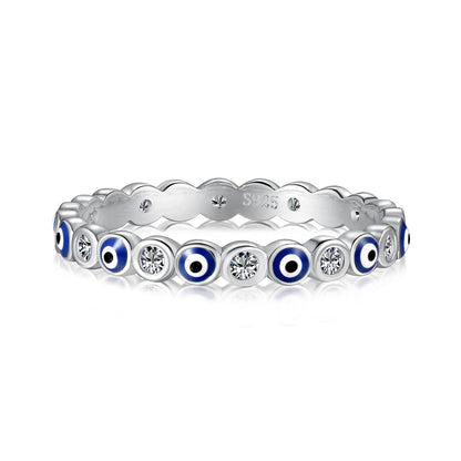 [Lumi Jewels]Sparkling Vibrant Round Shape Daily Ring