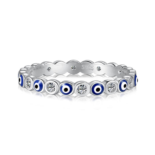 [Lumi Jewels]Sparkling Vibrant Round Shape Daily Ring