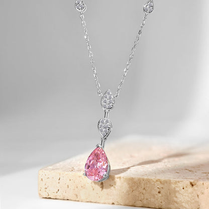 [Lumi Jewels]Dazzling Pear Cut Necklace