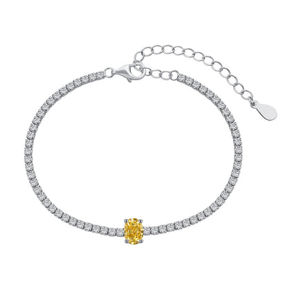 [Lumi Jewels]0.75 Carat Exquisite Oval Cut Daily Bracelet