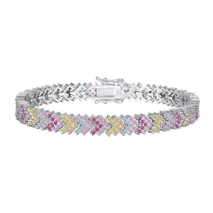 [Lumi Jewels]Ornate Sparkling Round Cut Party Bracelet