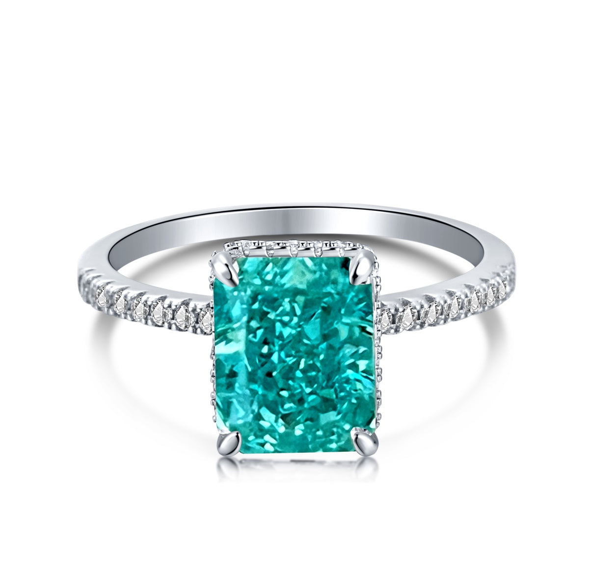 [Lumi Jewels]4.0 Carat Luxurious Engagement Ring