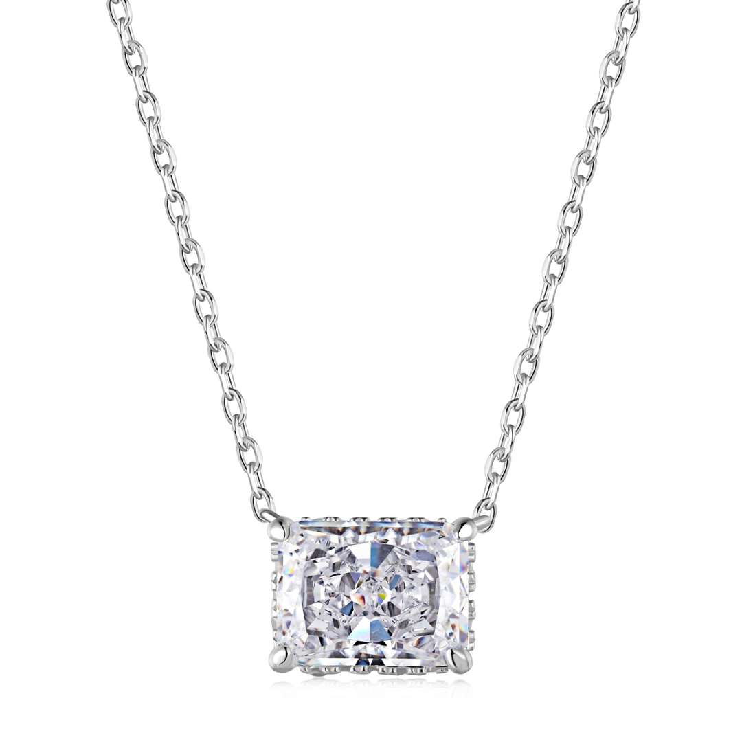 [Lumi Jewels]Luxurious Square Shape Colorful Necalack