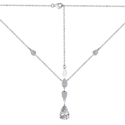 [Lumi Jewels]Dazzling Pear Cut Necklace