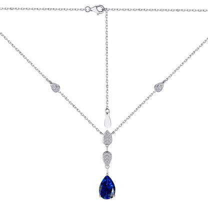 [Lumi Jewels]Dazzling Pear Cut Necklace