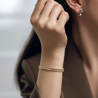 [Lumi Jewels]Exquisite Emerald Cut Daily Bracelet