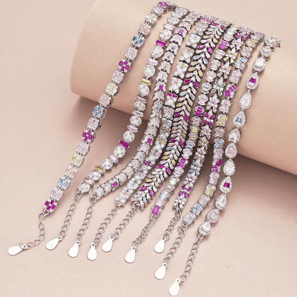[Lumi Jewels]Dainty Radiant Emerald Cut Daily Bracelet