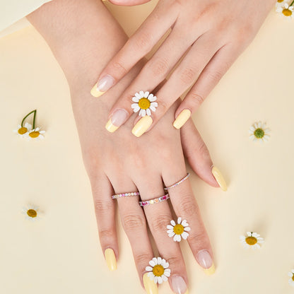 [Lumi Jewels]Elegant Vivid Round Cut Daily Ring