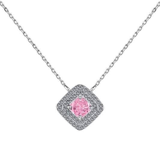 [Lumi Jewels]Sparkling Asscher Cut Necklace