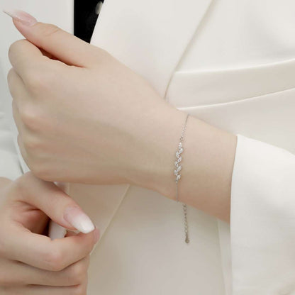 [Lumi Jewels]Elegant Wheat Leaves Shape Bracelet