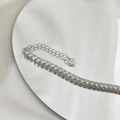 [Lumi Jewels]Sparkling Round Cut Daily Bracelet