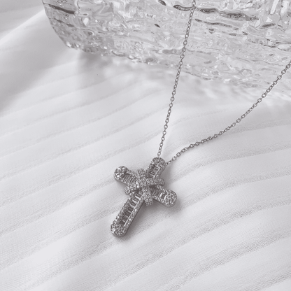 [Lumi Jewels]Gypsophila With Dimonds Necklace
