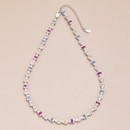 [Lumi Jewels]Radiant Colorful Rainbow Necklace