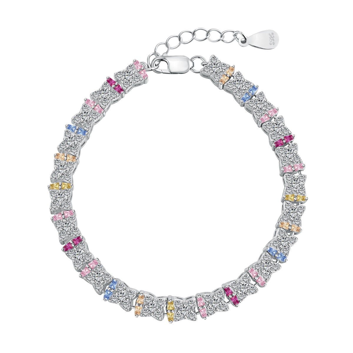 [Lumi Jewels]Unique Colorful Flower Shape Daily Bracelet