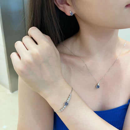 [Lumi Jewels]Luxurious Heart Of The Ocean Bracelet