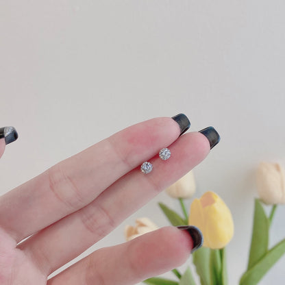 [Lumi Jewels]Sparkling Colorful Round Shape Earrings