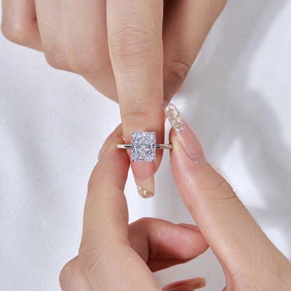 [Lumi Jewels]4.0 Carat Ornate Enchanting Radiand Cut Banquet Ring