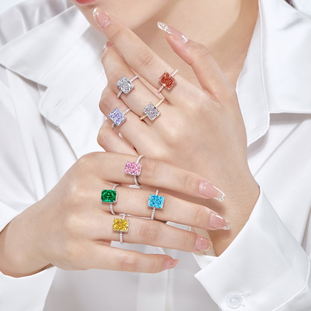 [Lumi Jewels]4.0 Carat Luxurious Engagement Ring