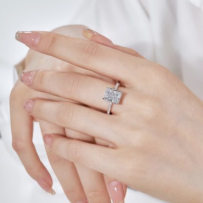 [Lumi Jewels]4.0 Carat Luxurious Engagement Ring
