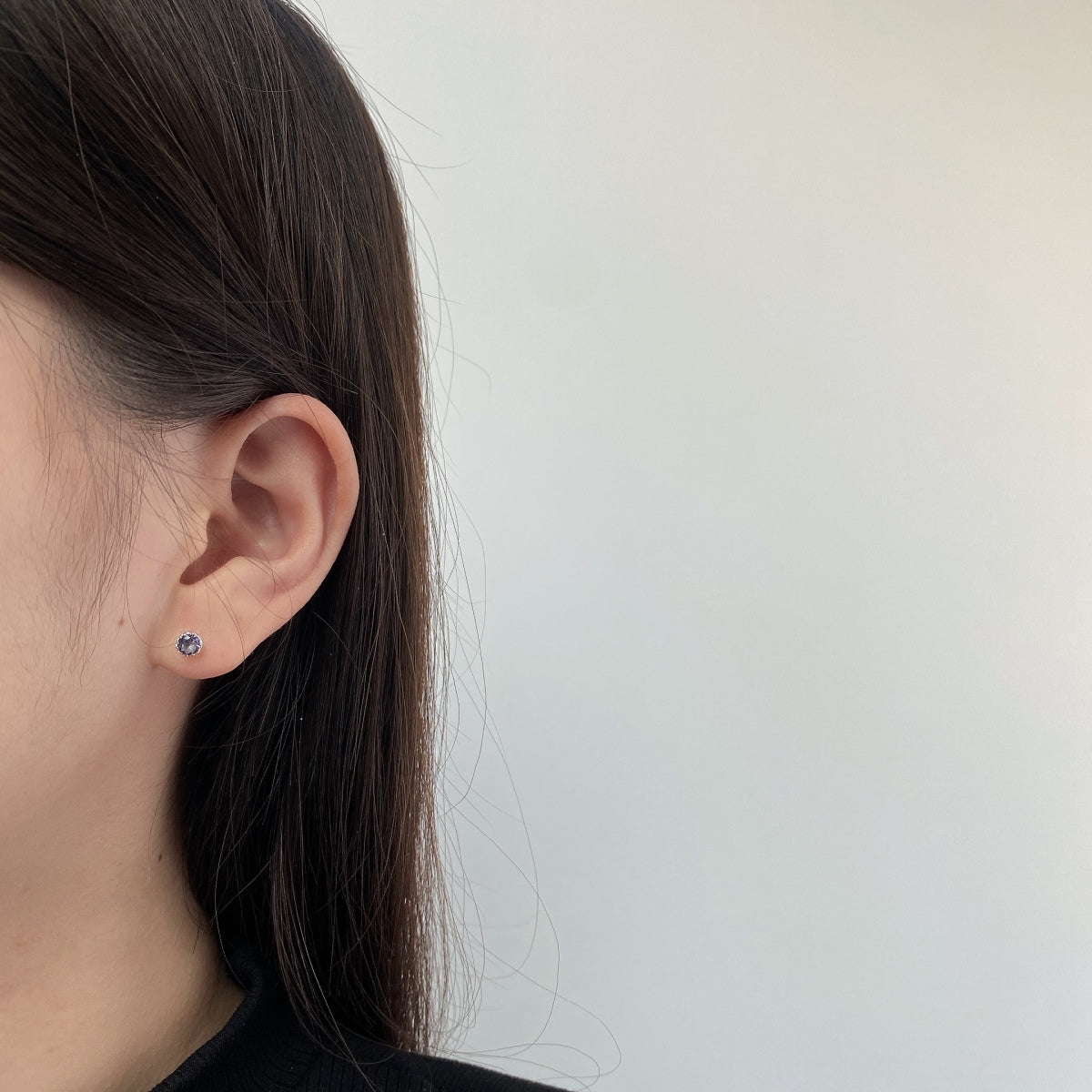 [Lumi Jewels]Sparkling Colorful Round Shape Earrings