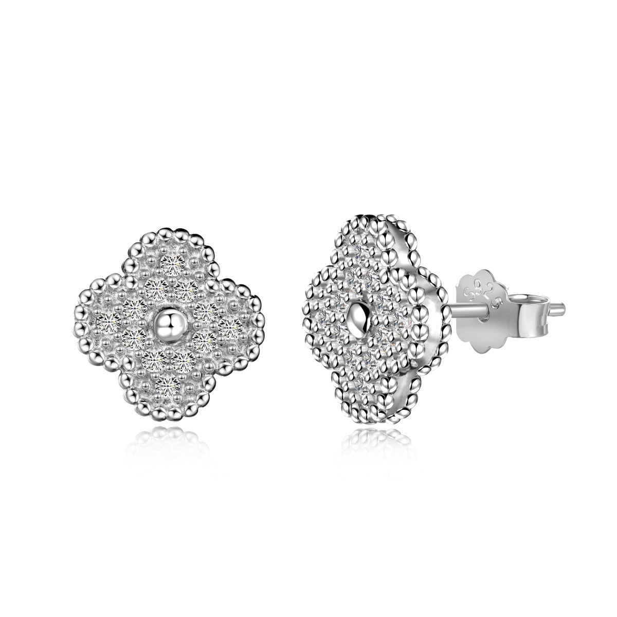 [Lumi Jewels]Four Leaf Clover Fashion Earrings
