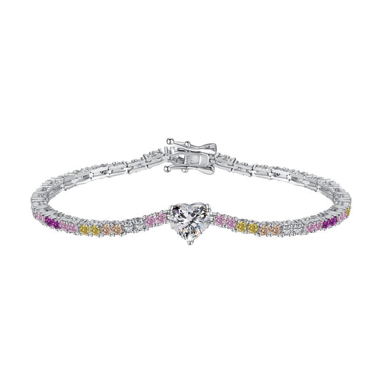 [Lumi Jewels]Delicate Romantic Heart Shape Lover Bracelet