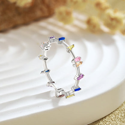 [Lumi Jewels]Unique Trapezoid Cut Daily Ring