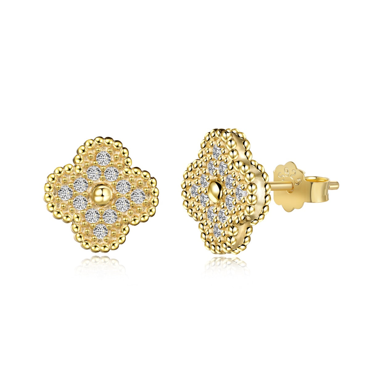[Lumi Jewels]Four Leaf Clover Fashion Earrings