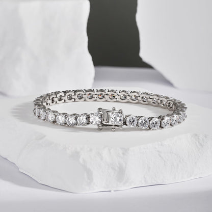 [Lumi Jewels]Ornate Sparkling Round Cut Wedding Bracelet