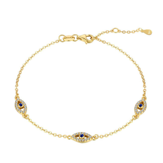 [Lumi Jewels]Evil Eye Shape Pendent Necklace