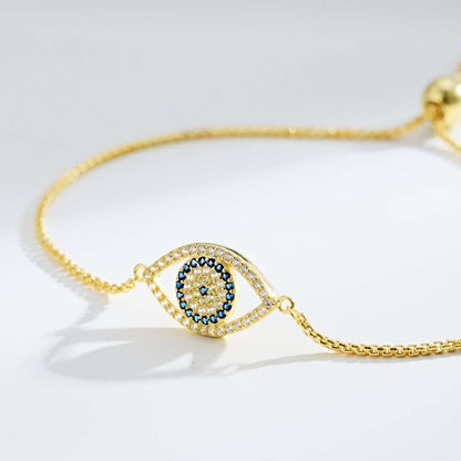 [Lumi Jewels]Dazzling Eye Shape Necklace