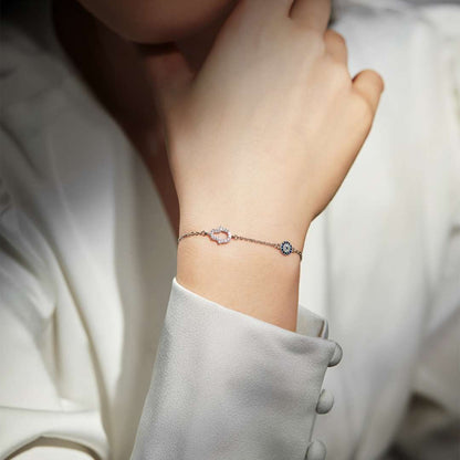 [Lumi Jewels]Gost Shape & Round Shape Necklace