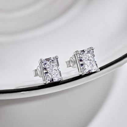 [Lumi Jewels]Radiant Luxurious Princess Cut Daily Earrings