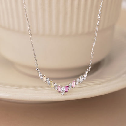 [Lumi Jewels]Dazzling Rainbow Necklace