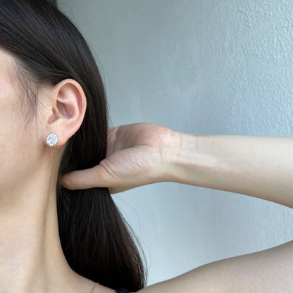 [Lumi Jewels]Delicate Radiant Oval Cut Daily Earrings