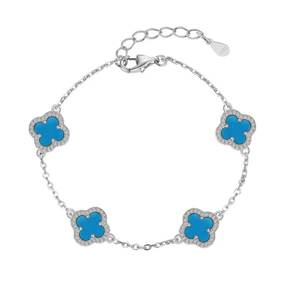 [Lumi Jewels]Four-Leaf Clover Exquisite Bracelet