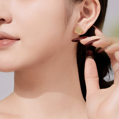 [Lumi Jewels]Four Leaf Clover Fashion Earrings
