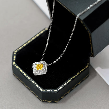 [Lumi Jewels]Sparkling Asscher Cut Necklace
