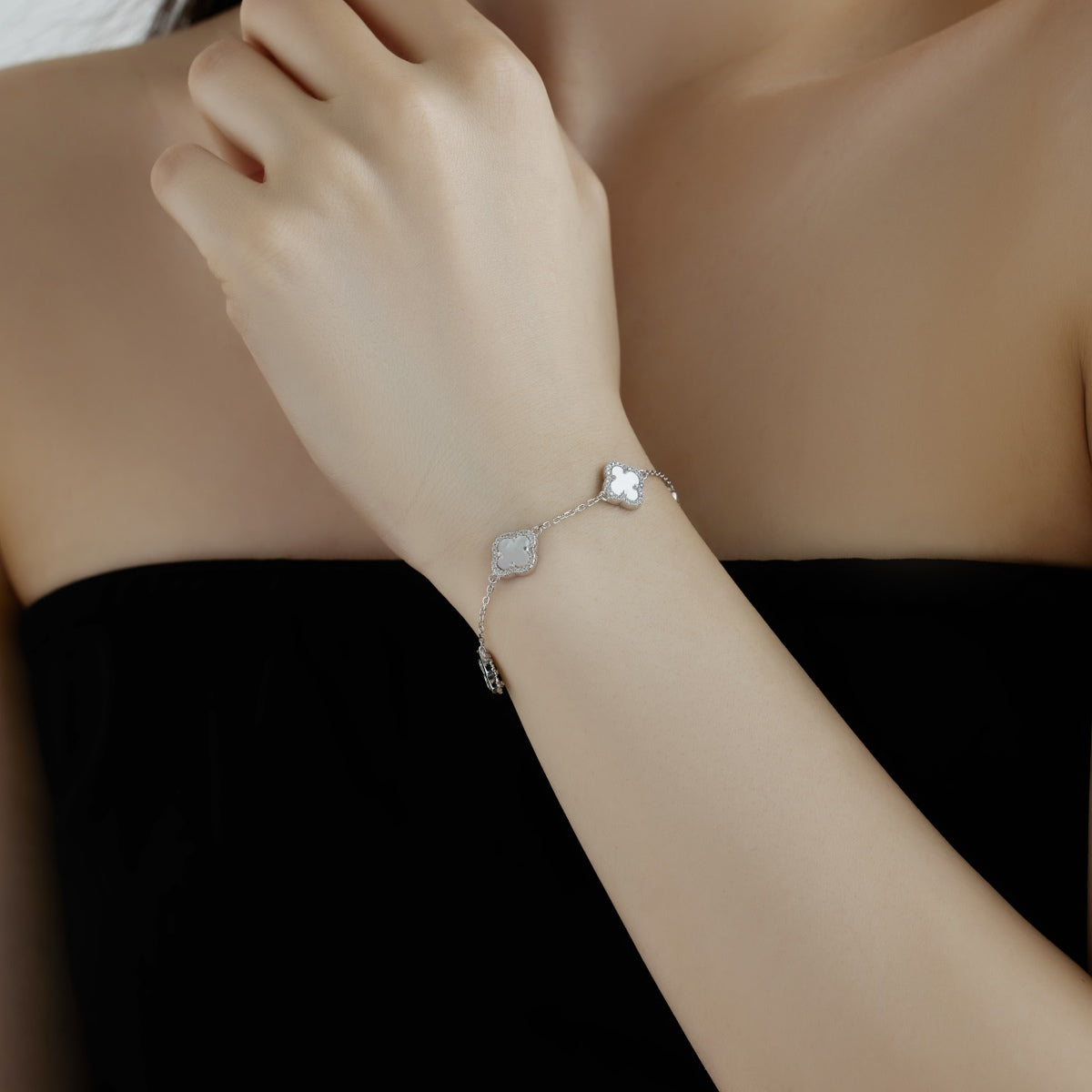 [Lumi Jewels]Four-Leaf Clover Exquisite Bracelet