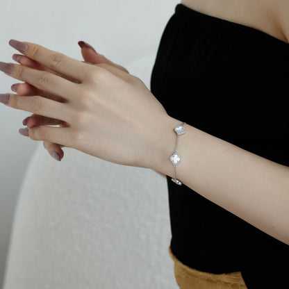 [Lumi Jewels]Four-Leaf Clover Exquisite Bracelet