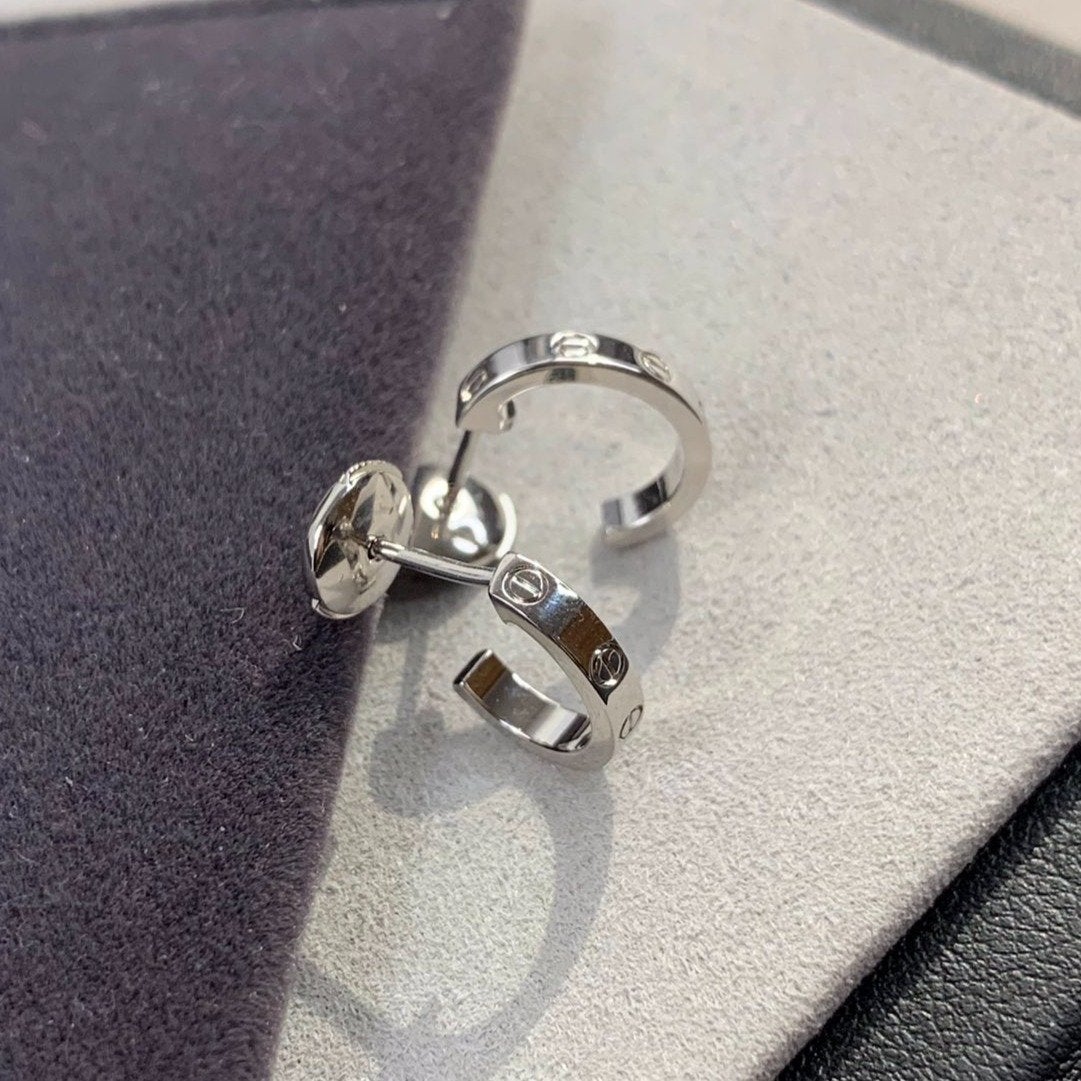[Lumi Jewels]LOVE EARRINGS 2.65MM SILVER